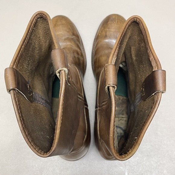 Double-H Cowboy Boots Men 9.5 Brown Leather Ranchwell‎ Western Round Toe Work - Picture 13 of 16